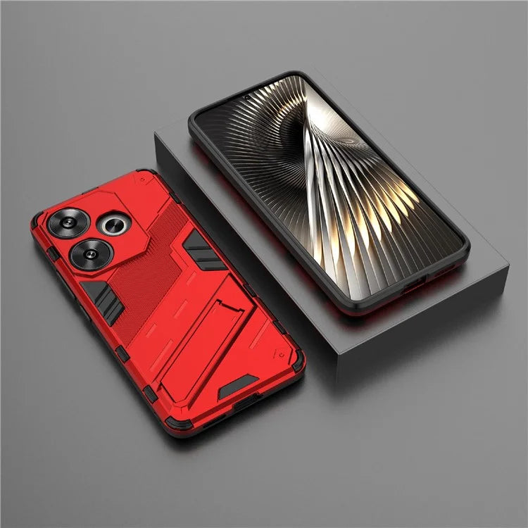 For Xiaomi Redmi Turbo 3 5G / Poco F6 5G Case Shockproof PC+TPU Phone Cover with Kickstand