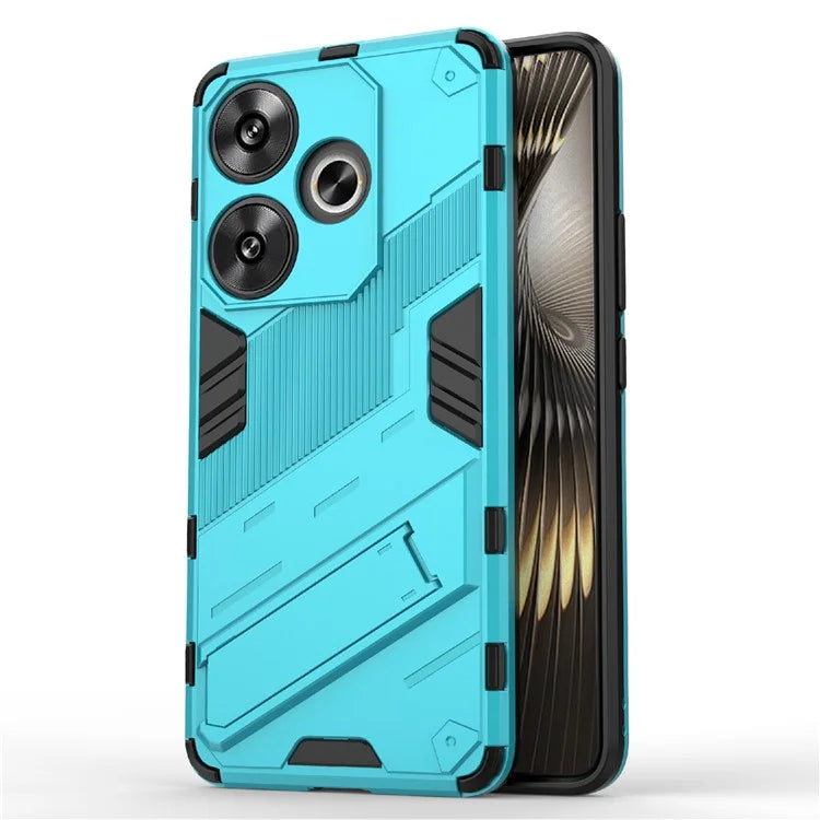 For Xiaomi Redmi Turbo 3 5G / Poco F6 5G Case Shockproof PC+TPU Phone Cover with Kickstand
