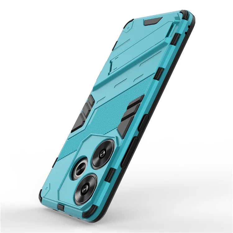 For Xiaomi Redmi Turbo 3 5G / Poco F6 5G Case Shockproof PC+TPU Phone Cover with Kickstand