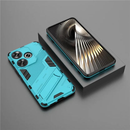 For Xiaomi Redmi Turbo 3 5G / Poco F6 5G Case Shockproof PC+TPU Phone Cover with Kickstand