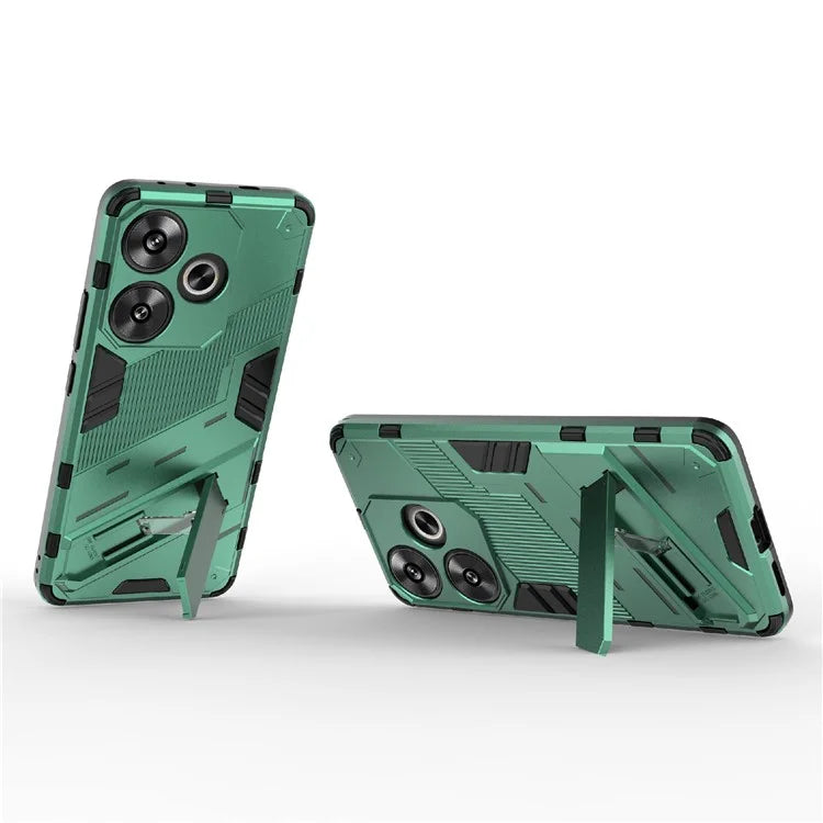 For Xiaomi Redmi Turbo 3 5G / Poco F6 5G Case Shockproof PC+TPU Phone Cover with Kickstand