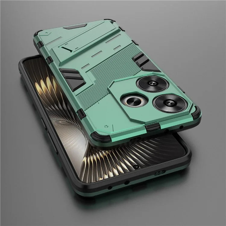 For Xiaomi Redmi Turbo 3 5G / Poco F6 5G Case Shockproof PC+TPU Phone Cover with Kickstand