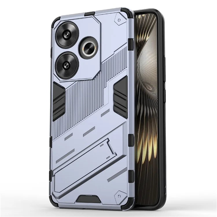 For Xiaomi Redmi Turbo 3 5G / Poco F6 5G Case Shockproof PC+TPU Phone Cover with Kickstand