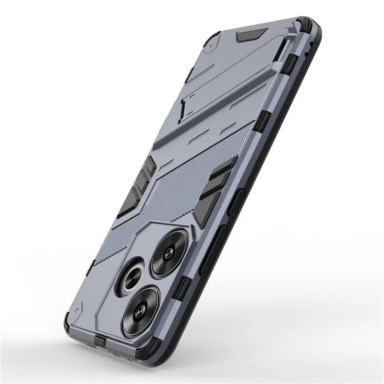 For Xiaomi Redmi Turbo 3 5G / Poco F6 5G Case Shockproof PC+TPU Phone Cover with Kickstand