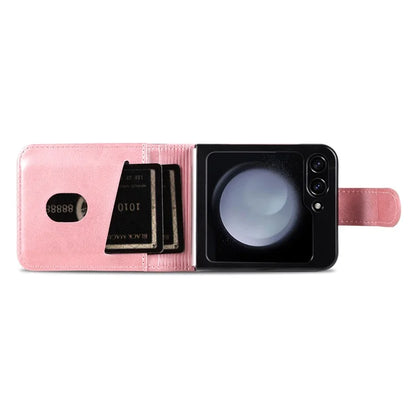 AZNS For Samsung Galaxy Z Flip6 5G Case Ultra Thin Leather Phone Cover with Card Holder