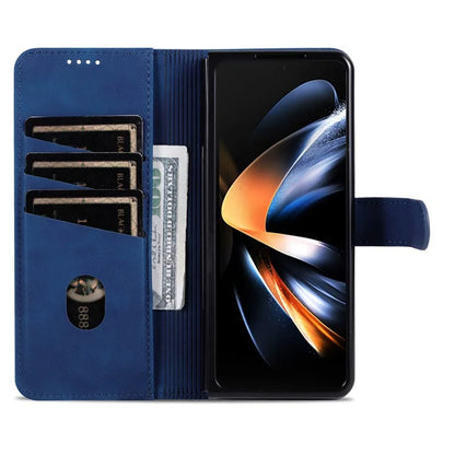 AZNS For Samsung Galaxy Z Fold6 5G Case PC Interior PU Leather Phone Cover Wallet