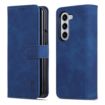 AZNS For Samsung Galaxy Z Fold6 5G Case PC Interior PU Leather Phone Cover Wallet