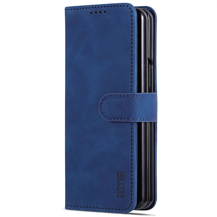 AZNS For Samsung Galaxy Z Fold6 5G Case PC Interior PU Leather Phone Cover Wallet