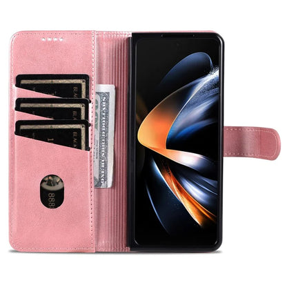 AZNS For Samsung Galaxy Z Fold6 5G Case PC Interior PU Leather Phone Cover Wallet