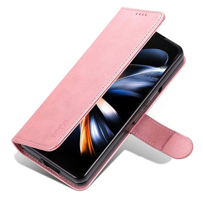 AZNS For Samsung Galaxy Z Fold6 5G Case PC Interior PU Leather Phone Cover Wallet