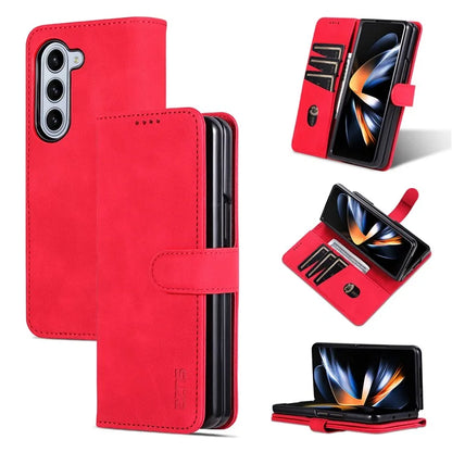 AZNS For Samsung Galaxy Z Fold6 5G Case PC Interior PU Leather Phone Cover Wallet