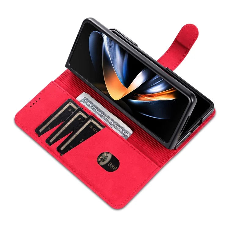 AZNS For Samsung Galaxy Z Fold6 5G Case PC Interior PU Leather Phone Cover Wallet