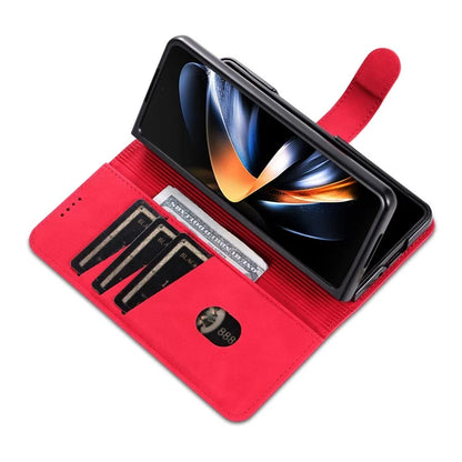 AZNS For Samsung Galaxy Z Fold6 5G Case PC Interior PU Leather Phone Cover Wallet