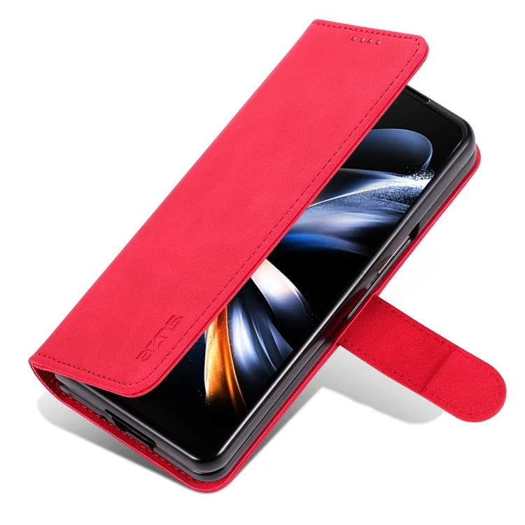 AZNS For Samsung Galaxy Z Fold6 5G Case PC Interior PU Leather Phone Cover Wallet
