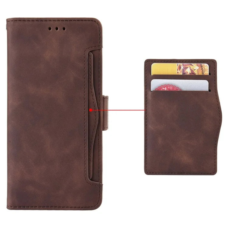 For Ulefone Note 17 Pro Case Multiple Card Slots Leather Wallet Phone Protective Shell