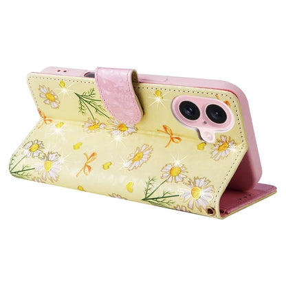 For iPhone 16 Case RFID Blocking Wallet Lacquered Design Mobile Phone Cover