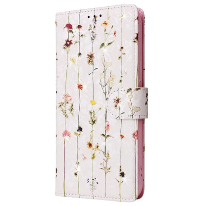 For iPhone 16 Pro Max Cell Phone Case Lacquered RFID Blocking PU Leather Cover