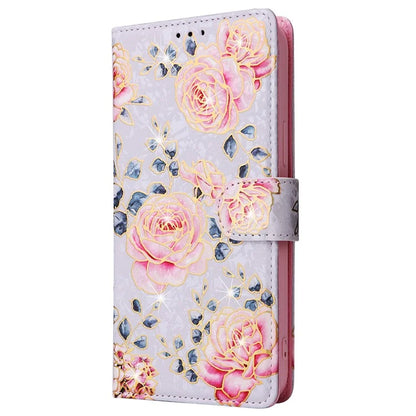 For iPhone 16 Pro Max Cell Phone Case Lacquered RFID Blocking PU Leather Cover