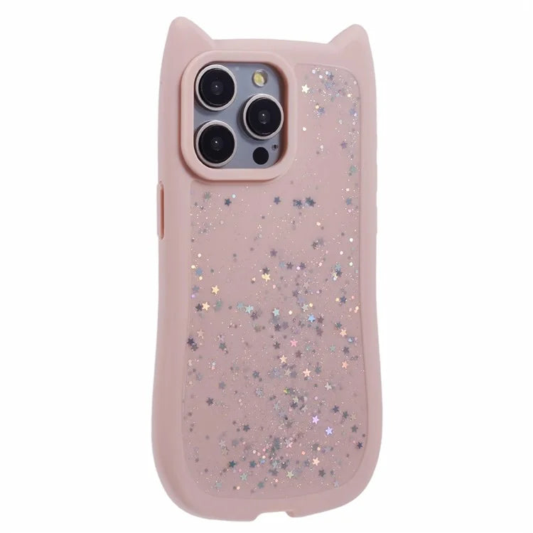 JTW Series For iPhone 15 Pro Max Slim Case Epoxy Design TPU Phone Cover (Large Cutout)