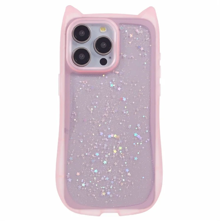 JTW Series For iPhone 15 Pro Max Slim Case Epoxy Design TPU Phone Cover (Large Cutout)