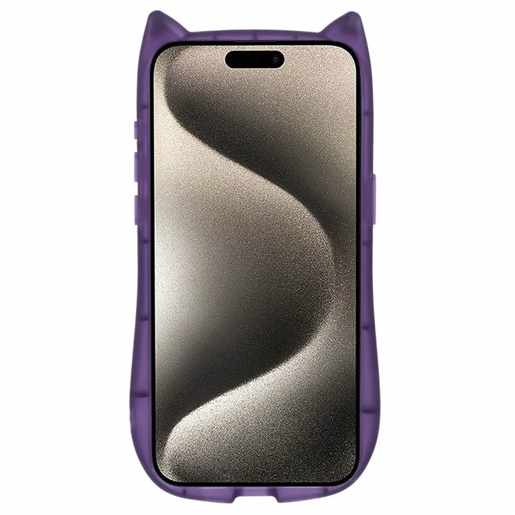 JTW Series For iPhone 15 Pro Max Slim Case Epoxy Design TPU Phone Cover (Large Cutout)