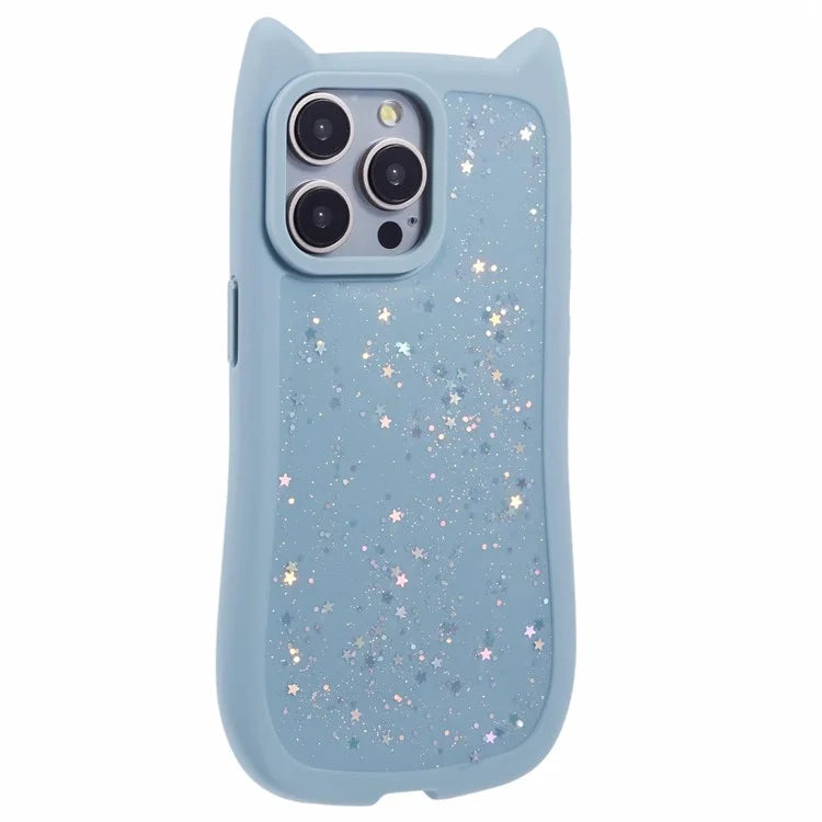 JTW Series For iPhone 15 Pro Max Slim Case Epoxy Design TPU Phone Cover (Large Cutout)