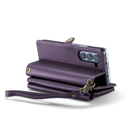 CASEME C36 Series For Samsung Galaxy Z Fold5 5G Case Zipper Leather Phone Bag with Pen Holder