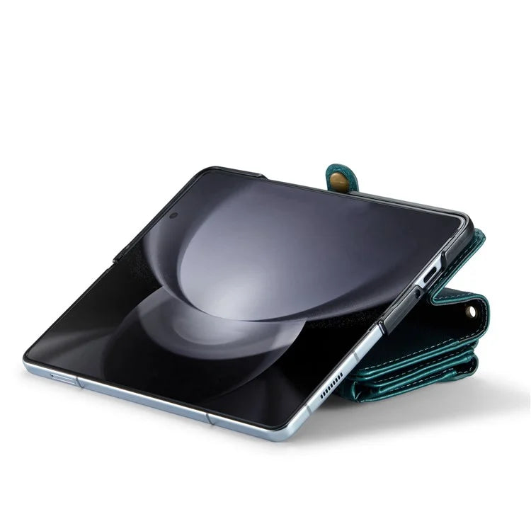 CASEME C36 Series For Samsung Galaxy Z Fold5 5G Case Zipper Leather Phone Bag with Pen Holder
