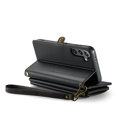 CASEME C36 Series For Samsung Galaxy S24+ Leather Case Crossbody Phone Bag with Card Slots Wallet