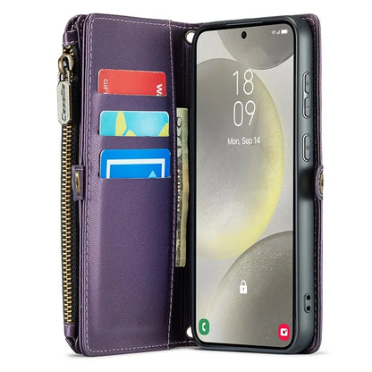 CASEME C36 Series For Samsung Galaxy S24+ Leather Case Crossbody Phone Bag with Card Slots Wallet
