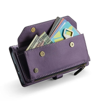 CASEME C36 Series For Samsung Galaxy S24+ Leather Case Crossbody Phone Bag with Card Slots Wallet