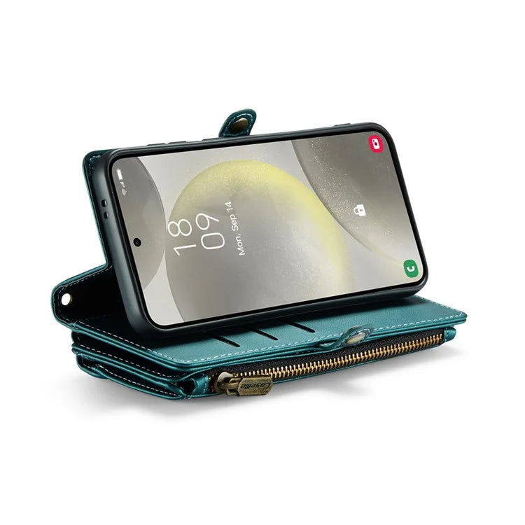 CASEME C36 Series For Samsung Galaxy S24+ Leather Case Crossbody Phone Bag with Card Slots Wallet