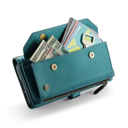 CASEME C36 Series For Samsung Galaxy S24+ Leather Case Crossbody Phone Bag with Card Slots Wallet
