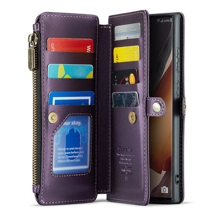 CASEME C36 Series For Samsung Galaxy Note20 Ultra  /  Note20 Ultra 5G Case Leather Phone Bag with Straps