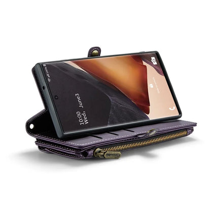 CASEME C36 Series For Samsung Galaxy Note20 Ultra  /  Note20 Ultra 5G Case Leather Phone Bag with Straps