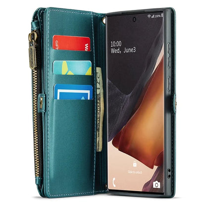 CASEME C36 Series For Samsung Galaxy Note20 Ultra  /  Note20 Ultra 5G Case Leather Phone Bag with Straps