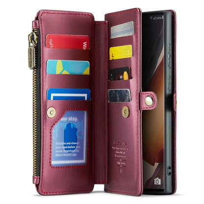 CASEME C36 Series For Samsung Galaxy Note20 Ultra  /  Note20 Ultra 5G Case Leather Phone Bag with Straps