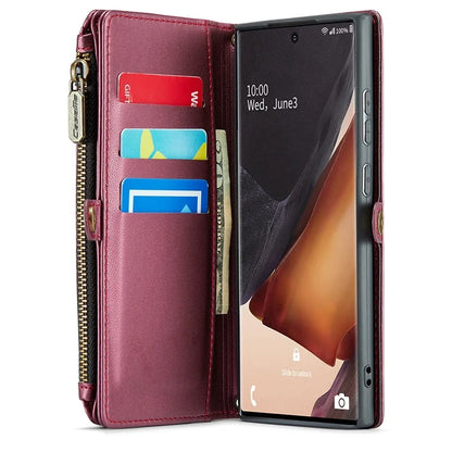CASEME C36 Series For Samsung Galaxy Note20 Ultra  /  Note20 Ultra 5G Case Leather Phone Bag with Straps