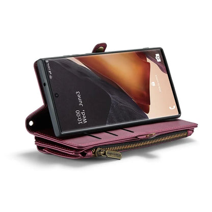 CASEME C36 Series For Samsung Galaxy Note20 Ultra  /  Note20 Ultra 5G Case Leather Phone Bag with Straps