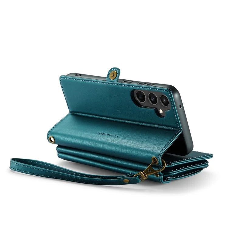 CASEME C36 Series For Samsung Galaxy S23 FE Case Phone Shoulder Bag Wallet Leather Cover