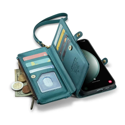 CASEME C36 Series For Samsung Galaxy S23 FE Case Phone Shoulder Bag Wallet Leather Cover