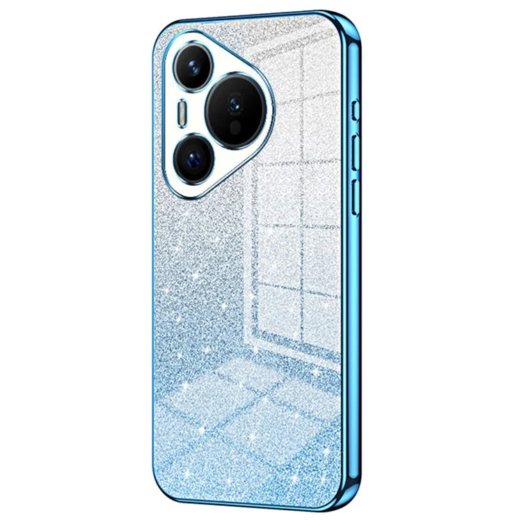 For Huawei Pura 70 Case TPU Gradient Glitter Mobile Phone Cover