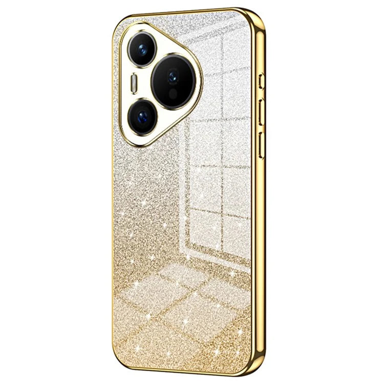 For Huawei Pura 70 Case TPU Gradient Glitter Mobile Phone Cover