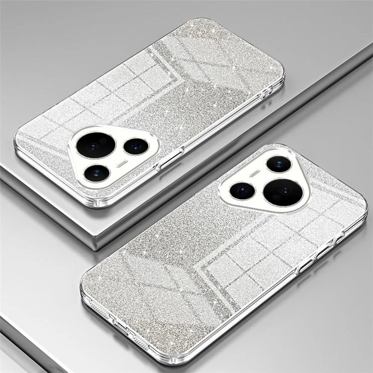 For Huawei Pura 70 Case TPU Gradient Glitter Mobile Phone Cover
