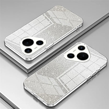 For Huawei Pura 70 Case TPU Gradient Glitter Mobile Phone Cover