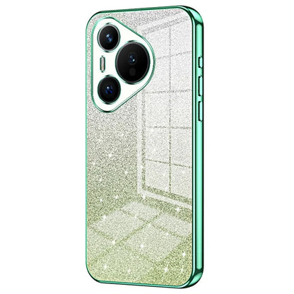 For Huawei Pura 70 Case TPU Gradient Glitter Mobile Phone Cover