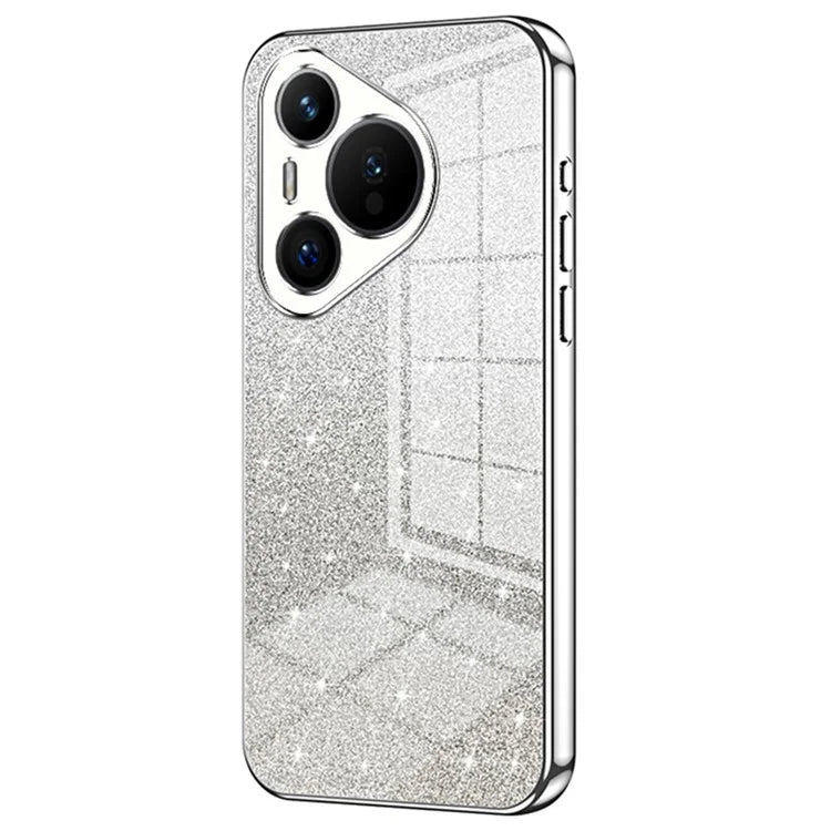 For Huawei Pura 70 Case TPU Gradient Glitter Mobile Phone Cover