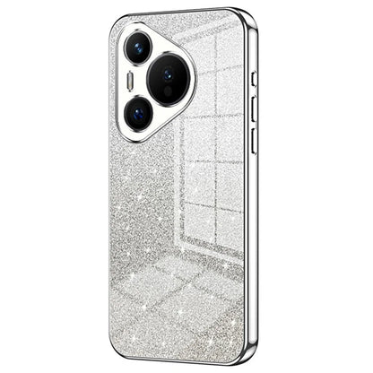 For Huawei Pura 70 Case TPU Gradient Glitter Mobile Phone Cover