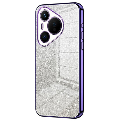 For Huawei Pura 70 Case TPU Gradient Glitter Mobile Phone Cover