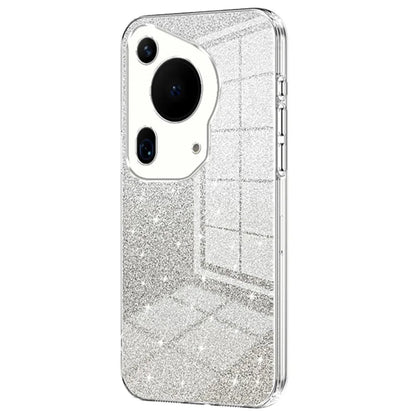 For Huawei Pura 70 Ultra Case Gradient Glitter Electroplating Soft TPU Phone Cover